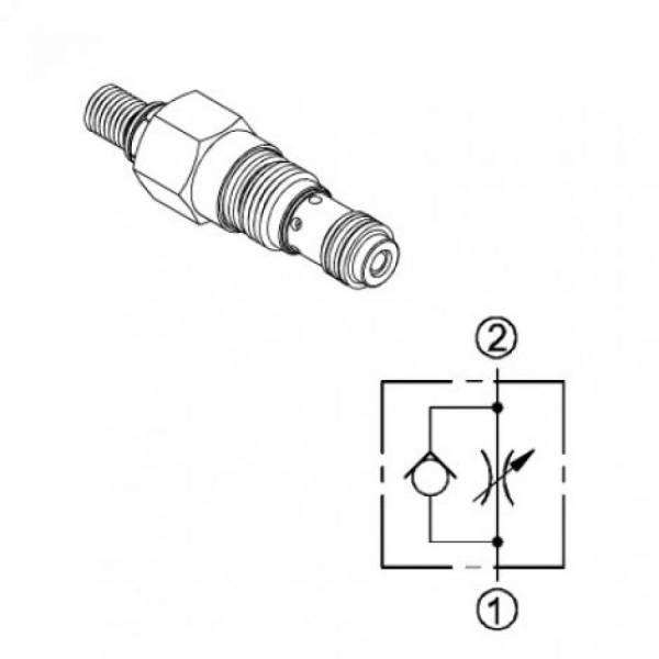 Winman Wnc Serisi Kartriç Tip Check Throttle Valfi
