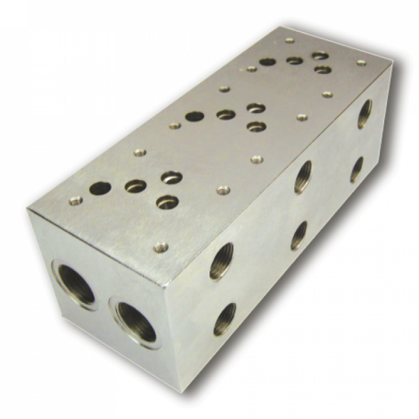 Winman Hidrolik Ng 10 Çelik Valf Pleytleri – Yandan Çıkışlı Düz Emniyetsiz